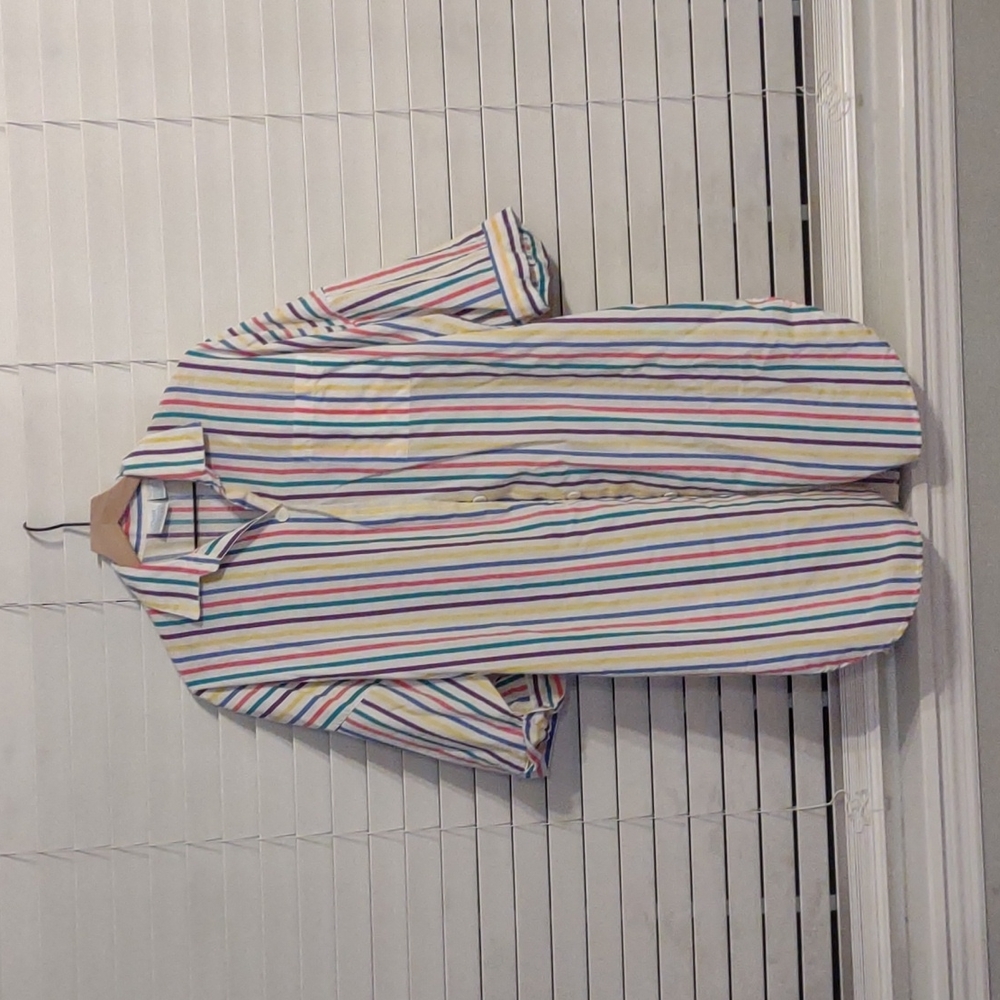 Vintage oversized button down sleep shirt